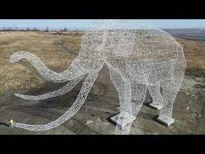 Арт-объект:Слон на выезде в Ставрополя .