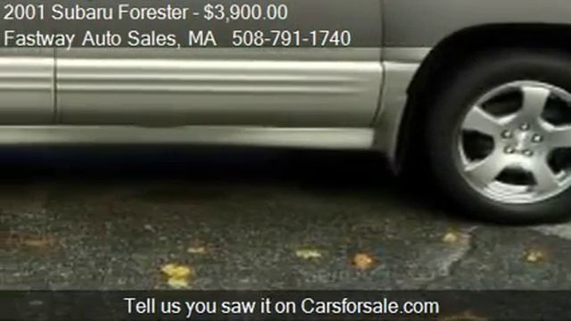 2001 Subaru Forester S - for sale in Millbury, MA 01527 смотреть онлайн