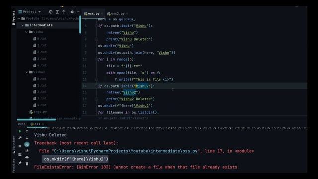 Python OS Module Example | Python Intermediate Tutorials