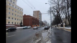 Москва Лужнецкий проезд  и Большая Пироговская улица