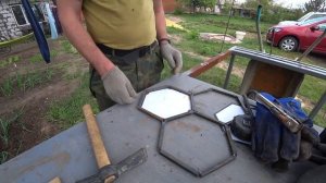 Трафарет для печатного бетона своими руками