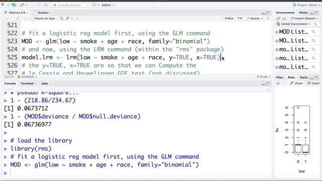 8.7 Logistic Regression: R Square Type Measures in R смотреть онлайн