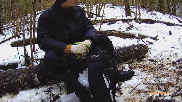 Балаганчик 1 часть. Простейший походный бур без сварки. Бомжовская лежанка из больших мешков. смотреть онлайн