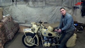 BMW R75 "SAHARA" 1944 год (моя работа) \ BMW R75 "SAHARA" 1944 (my restoration)