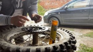 Gr7 Enduro Lite Замена подшипника ступицы заднего колеса