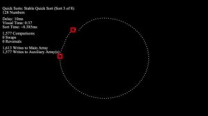 A Killer Adversary for Quicksort - Disparity Dots