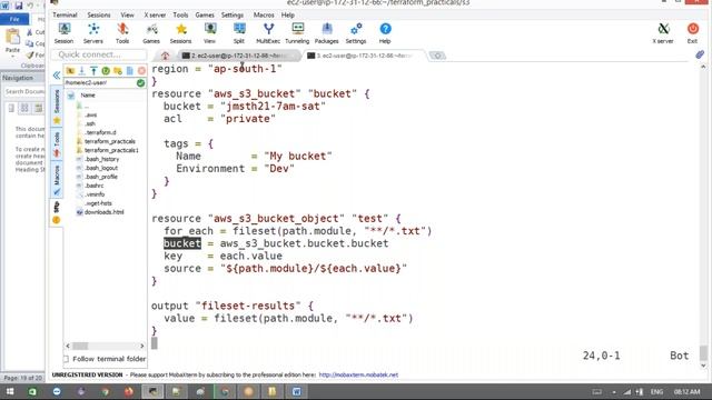 Terraform S3 : Terraform Tutorial for aws | Loops | s3 bucket | versioning | static website Creatio