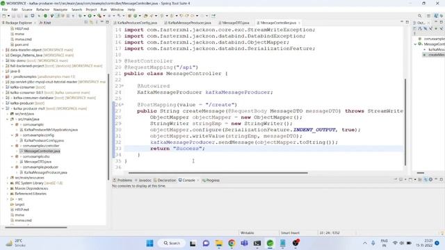 Kafka with Java Part 3: Producer Consumer in Two Different Spring Boot Services смотреть онлайн