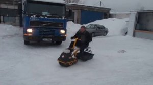 Первая мотособака Ерш в Ыстонии