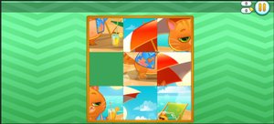 Обучалки-приключалки. Bubbu. №13. ФИНАЛ. Бубу и Давид играют в игру "Slide puzzle".