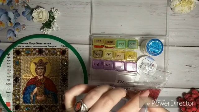 Готовая икона фирмы "Нова слобода" - Святой Равноапостольный Царь Константин смотреть онлайн