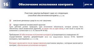 Обеспечительные меры в рамках реализации Закона № 44-ФЗ