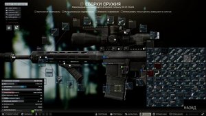 Снайперская сборка SR-25 в Таркове, EFT.