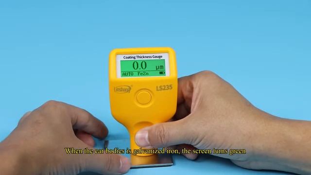 Linshang LS235 car paint meter Operation Video смотреть онлайн