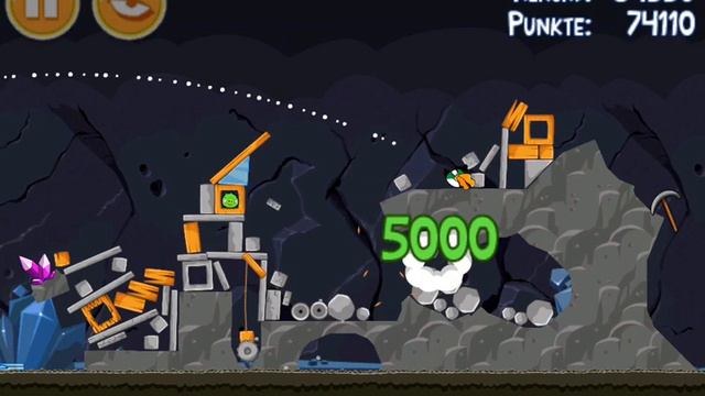 Angry Birds Level 17-4 - 3 Stars Theme 7 - Mine and Dine