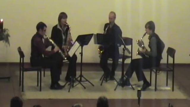 Hanumi Saxophone Quartet plays Scarlatti sonata k 87 (L 33) смотреть онлайн