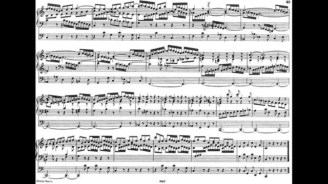 J. S. Bach: Prelude and Fugue in C Major (BWV 547) with Score смотреть онлайн
