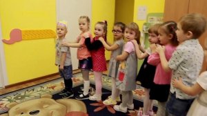 Большая игротека. Игра малой подвижности «Паровоз». ГБОУ Школа № 1568