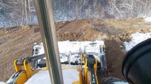 Скучная работа на новом JCB 4CX