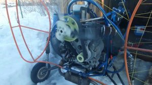 Работа силовой установки,двигатель Хонда Сильвервинг-600