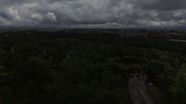 Омск с Высоты | Парк 30-летия ВЛКСМ с высоты птичьего полета смотреть онлайн