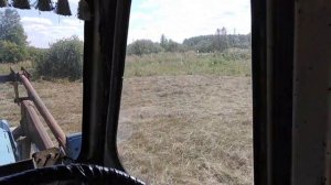 Сгребаю сено на юмз 6