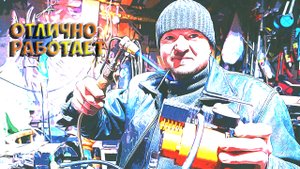 Самодельная бензиновая горелка, попробуем запустить на автомобильном компрессоре.mp4