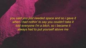 GAYLE - abcdefu (Lyrics) abcdef you and your mom and your sister