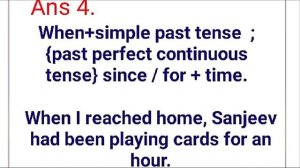 Smile 3.0 Homework Class 11 English 2 august 2021 past perfect continuous tense