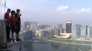 Worlds Highest Bungee Jump-233 meters-Macau Tower Bungy-3 angles Best video