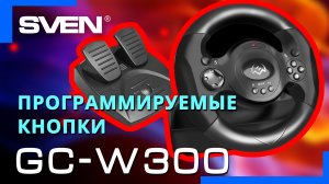 Видео распаковка SVEN GC-W300 ? Игровой руль с поддержкой Windows.