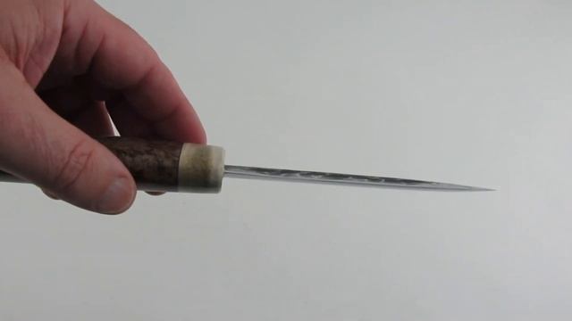 Нож «ЯКУТ малый» Х12МФ, кап клена, рог смотреть онлайн