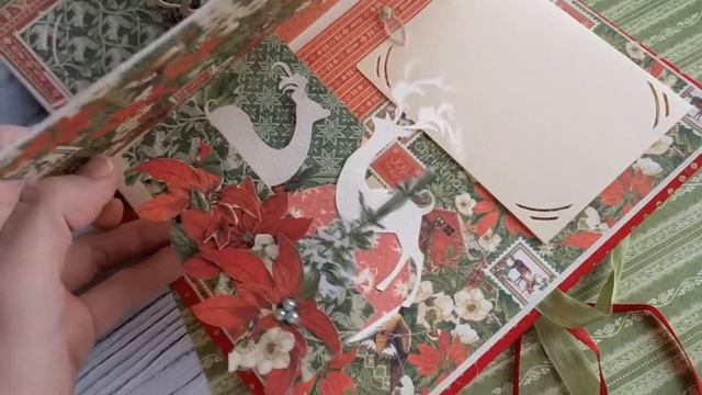 Обзор новогоднего альбома Winter Wonderland из бумаги Graphic45 смотреть онлайн