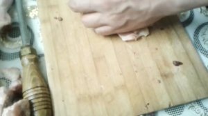 Удаление костей из окорочков "Обваливание"