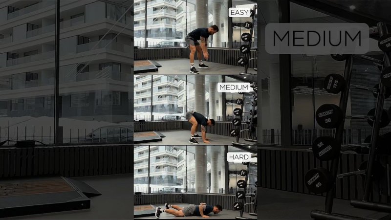 3 ВАРИАНТА БЕРПИ HARMONY FIT #берпи #отжиманияберпи #burpees #fit #fitness #crossfit #тренировка