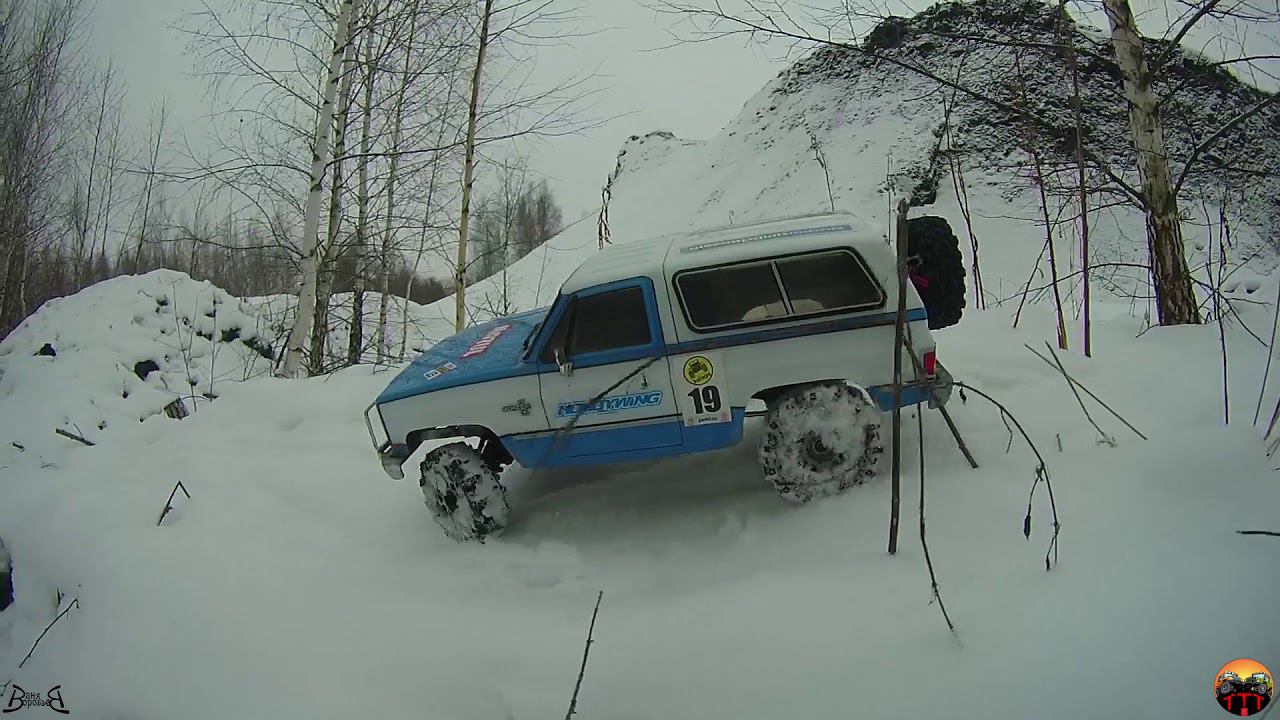 Зимняя прогулка и тест резины. MST CFX-W Chevy Blazer K5