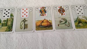 Как читать карты ленорман в сочетании друг с другом. Пример из практики # 1.