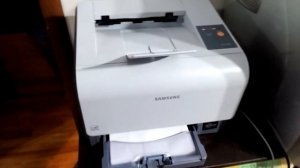 демонстрация качества печати принтера Samsung CLP-300