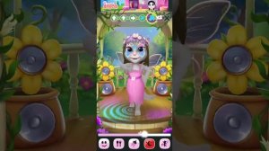 Моя говорящая Анжела. Танец "Изящная бабочка". My talking Angela.