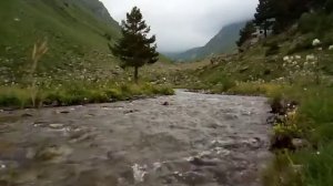 Горная река на Кавказе. Замедленная съемка. Caucasus, mountain river. Slow motion