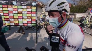 Mads Pedersen - Interview at the start - Paris-Nice 2022 - Stage 2