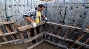 ? СУРОВОЕ бетонирование стен БУНКЕРА - глава III   /  bunker diy Part 3