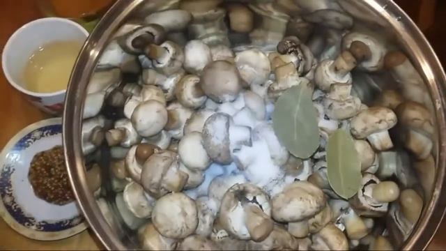 Маринованные шампиньоны за 15 минут