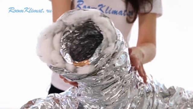 Гибкий теплоизолированный воздуховод с основой DF ISOECO