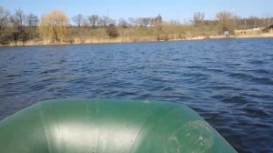 Мотор на лодку своими руками из триммера. 1-е испытание на воде