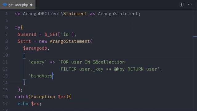 Read documents from ArangoDB with PHP and Docker and continue creating a Restful API