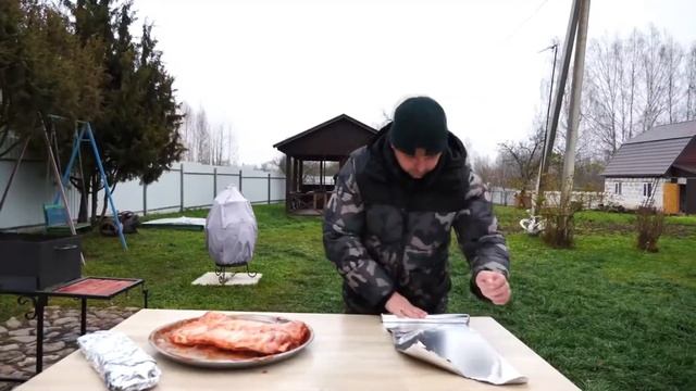 ребра по канадски на углях