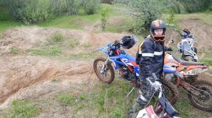 Beta xtrainer  GR 1 GR 7 4T VELS и  VRX250 вечерняя покатушка на гидронамыве