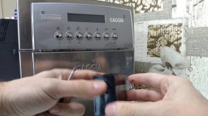 Gaggia Titanium coffee dispenser cleaning