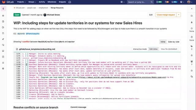 Resolve Merge Conflicts - Edit Inline смотреть онлайн